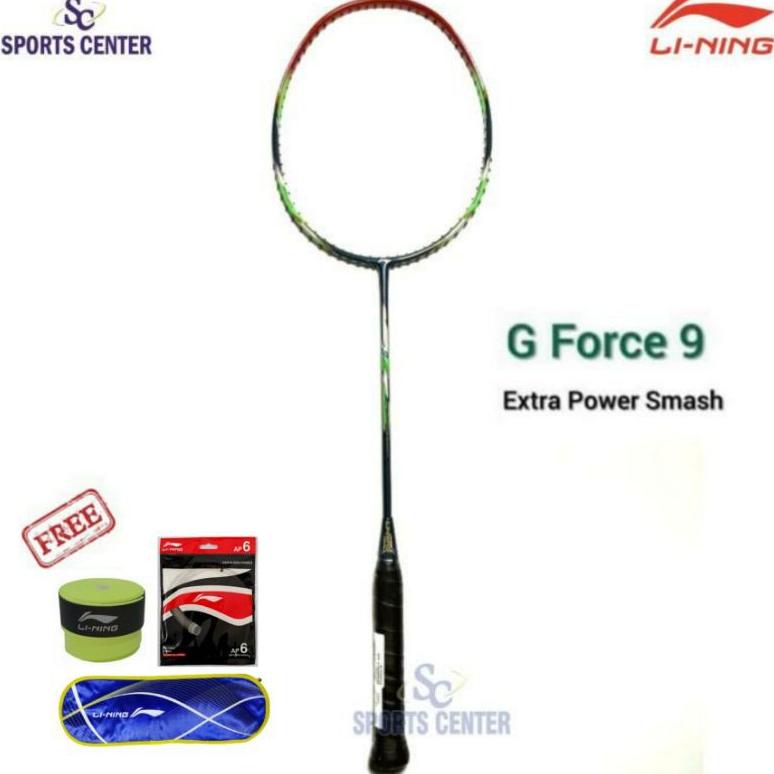 Best Deal  New Raket Badminton Lining G Force 9 / G-Force 9 Fullset
