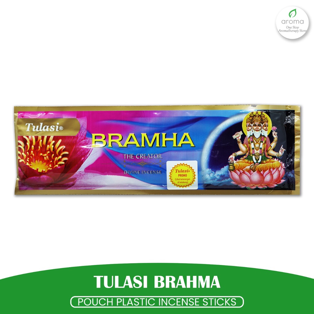 Dupa India (Aromaterapi) Pouch Plastic - Tulasi Brahma 35 Sticks