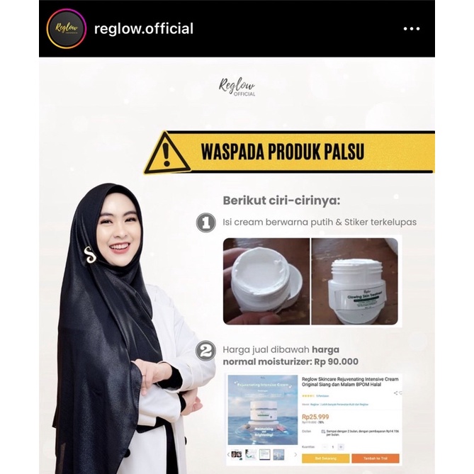Perfect Glowing and Whitening Serum Reglow by Dokter Shindy Putri