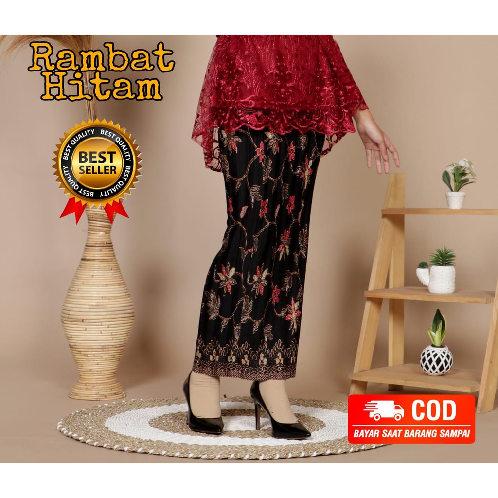 Rok Plisket kebaya / bawahan kebaya