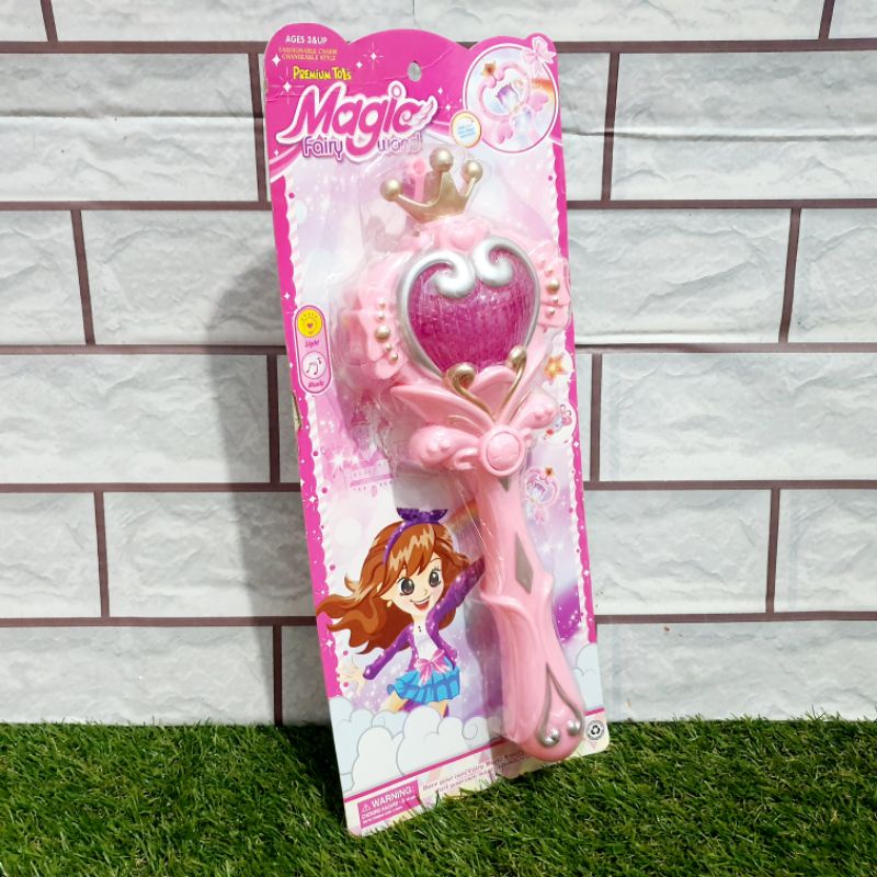 MAINAN TONGKAT PERI NYALA DAN BUNYI LAMPU DISCO-MAINAN KADO ANAK