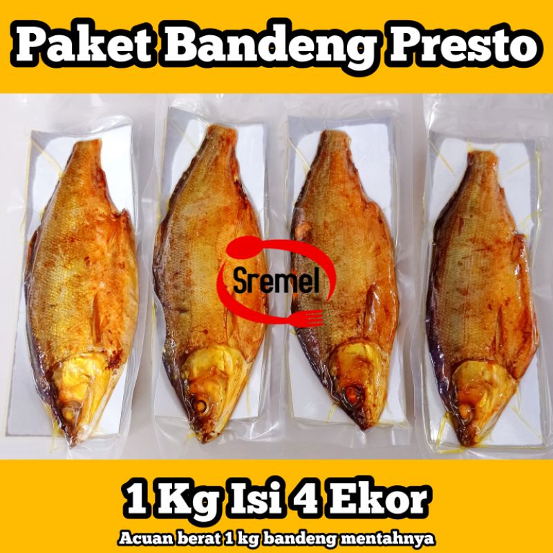 1 Kg Bandeng Presto Vacum Isi 4 Ekor By sremel