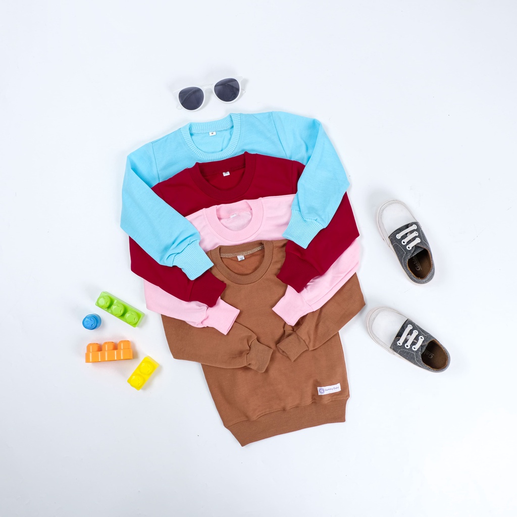 Fairy Baby Basic Sweater Baby and Kids Baby Terry | Sweater Bayi Fit To 18 Month