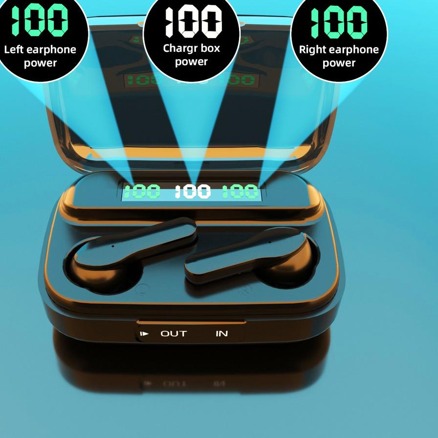 Paling Laku 【COD】Jovitech TWS Headset Earphone Bluetooth 5.1 TWS LED 3 Digital Display 9D HIFI T8