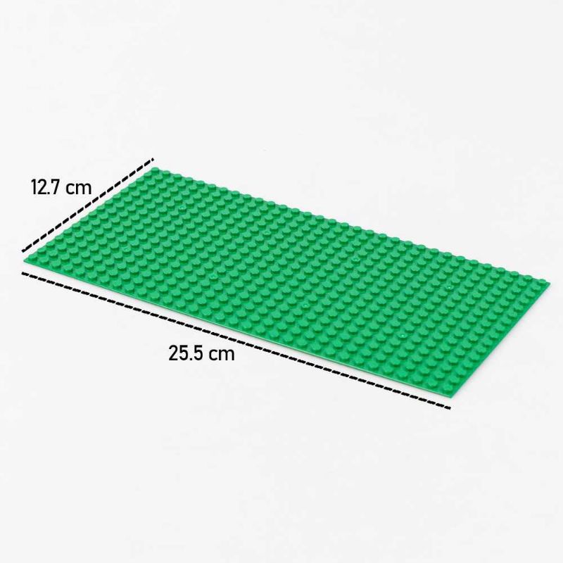 Alas Papan LEGO Baseplate Brick 16 x 32 Dots - 8801 Hijau Green