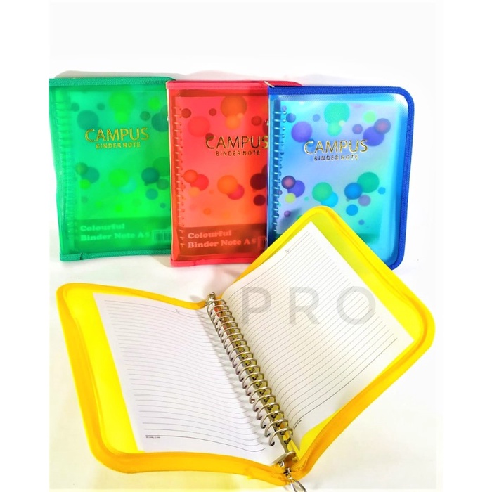 

MAP BINDER NOTE A5 SLETING BINDER NOTE 20 RING BESI ZIPPER LOOSE LEAF