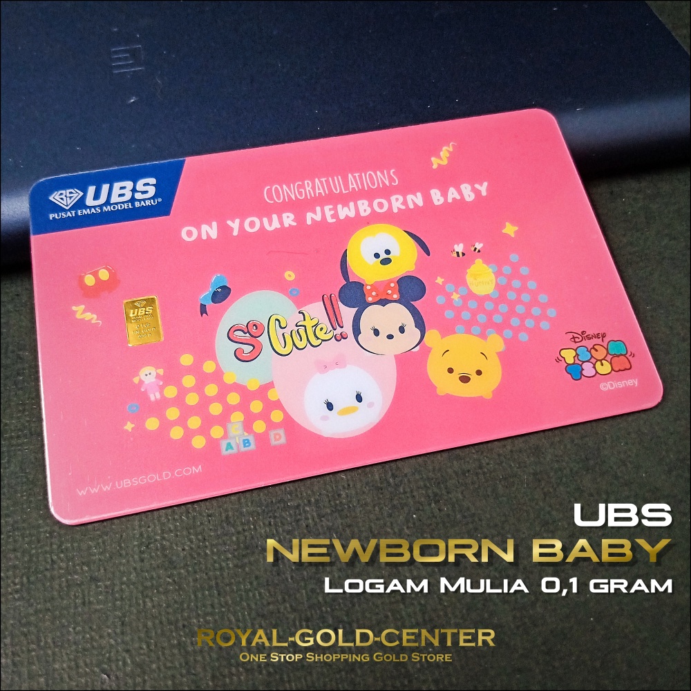 UBS New Born Baby Gift Tsum Tsum Disney series 0.1 gram
