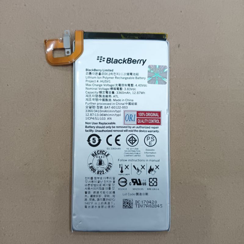 Blackberry Battery batre baterai BAT-60122-003 for PRIV Original