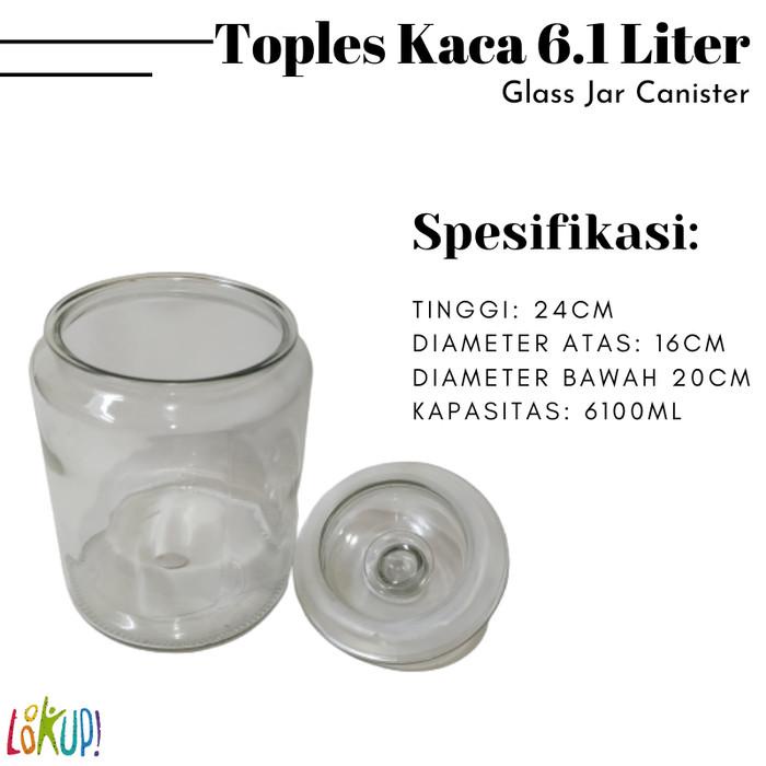 

Toples Kaca Kue Kering Keripik Cookie Kombucha 6100Ml Original