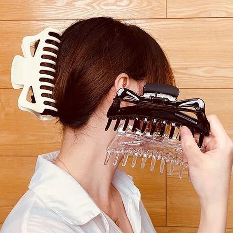 Hair Volume Grasping Clip Head Ornament Mandi Besar Multi purpose Shark Clip Back Head Baru Populer Klip Rambut Aksesoris Rambut Wanita