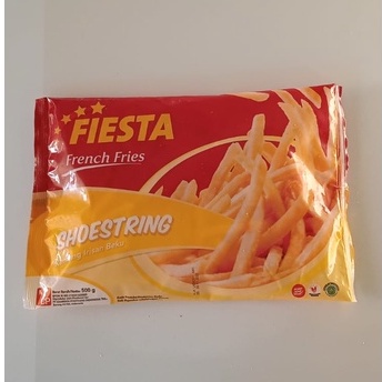 

French Fries Stick 500gram Fiesta Just Fry Golden Farm Stik Kentang Goreng Frozen