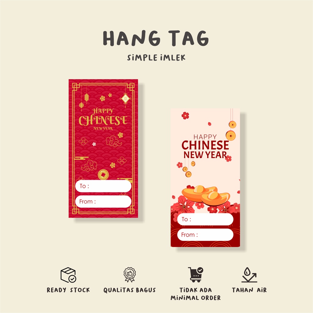 ( 25 pcs )hang tag /IMLEK/free desain/murah/label tag baju