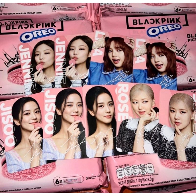 

OREO BLACKPINK Jiwoo Jennie Rose Lisa