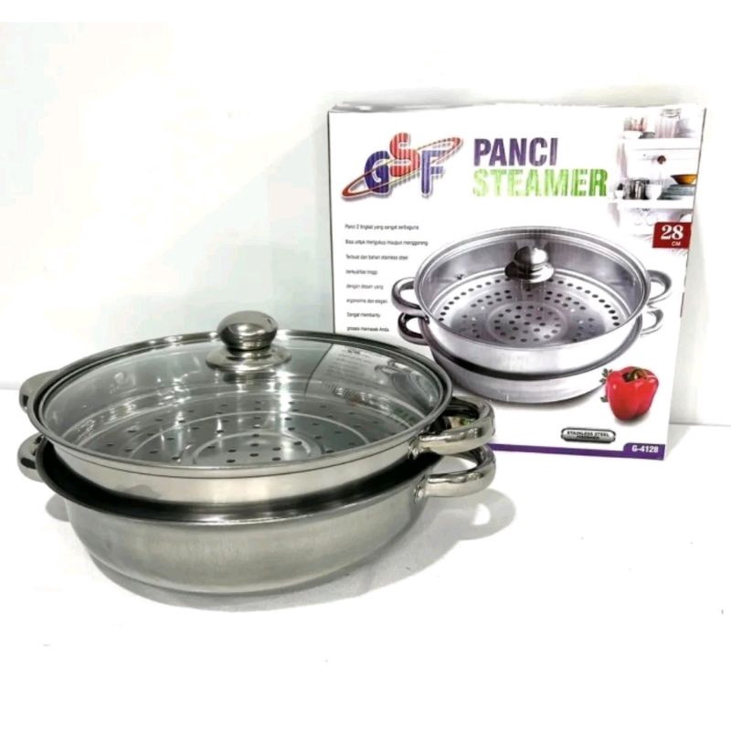 Panci Steamer GSF / Kukusan 28 Cm GSF G-4128