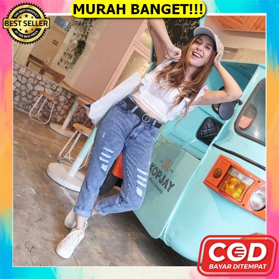 Celana Jeans Kekinian Kekinian Panjang Celana Hw Kulot Jins Berkualita Kulot Jeans Pinggang Karet Fw