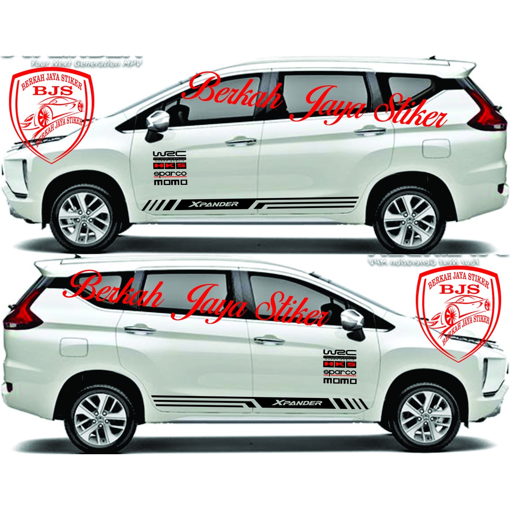 NEW promo sticker xpander stiker mobil mitsubishi xpander cross list simple custom text