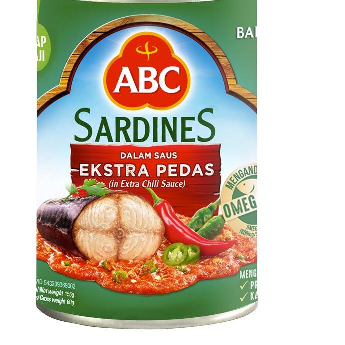 

Terdepan Top ABC Sardines Saus Ekstra Pedas 155g