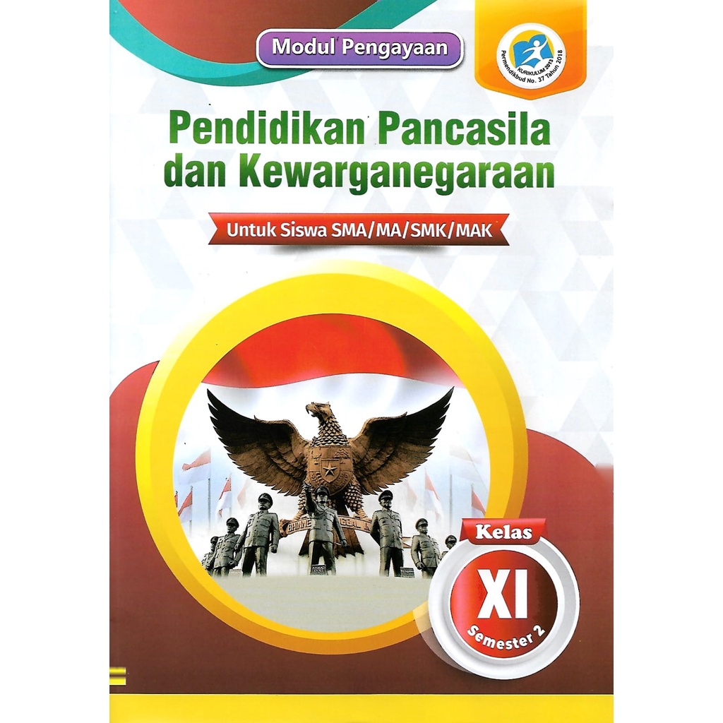 Buku LKS PPKN Kelas 11 SMA/MA/SMK/MAK Semester 2 Kurikulum 2013