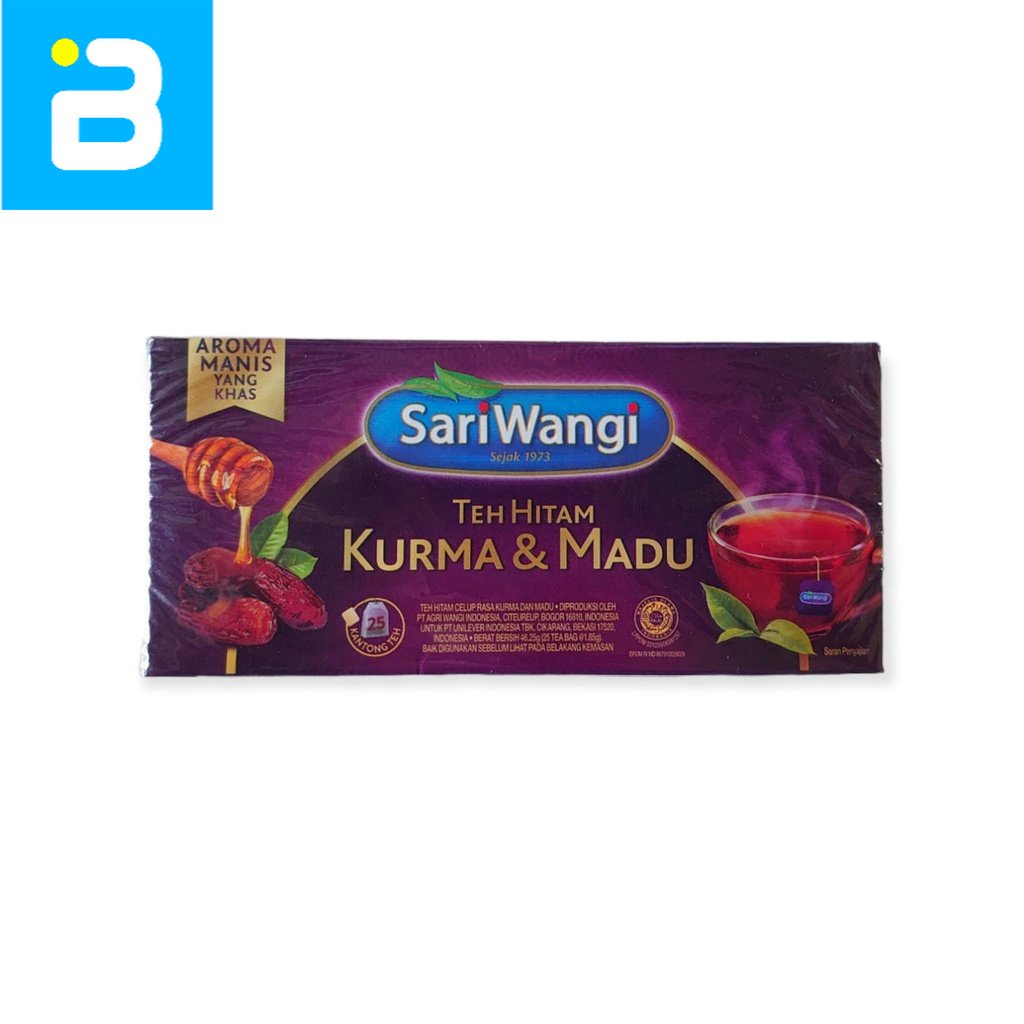 

Teh Sari Wangi Teh Hitam Kurma & Madu 25 Kantong