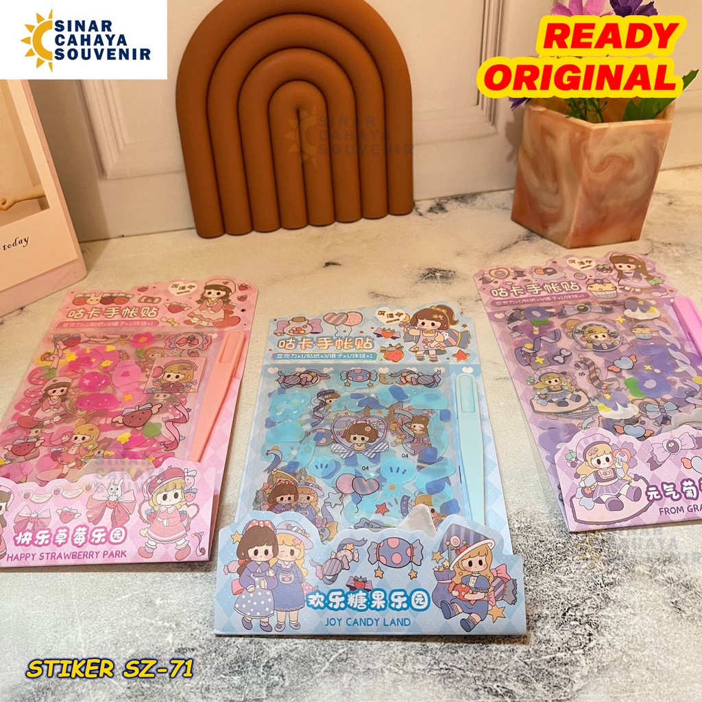 

Stiker SZ-71 | Tempelan Stiker Lucu Unik Gift Hadiah Souvenir Murah Meriah