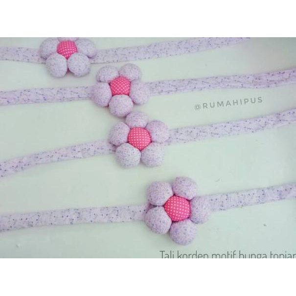 

こ Tali korden bentuk bunga topiari per biji ecer bukan sepasang| Tali Gorden Shabby Chic エ