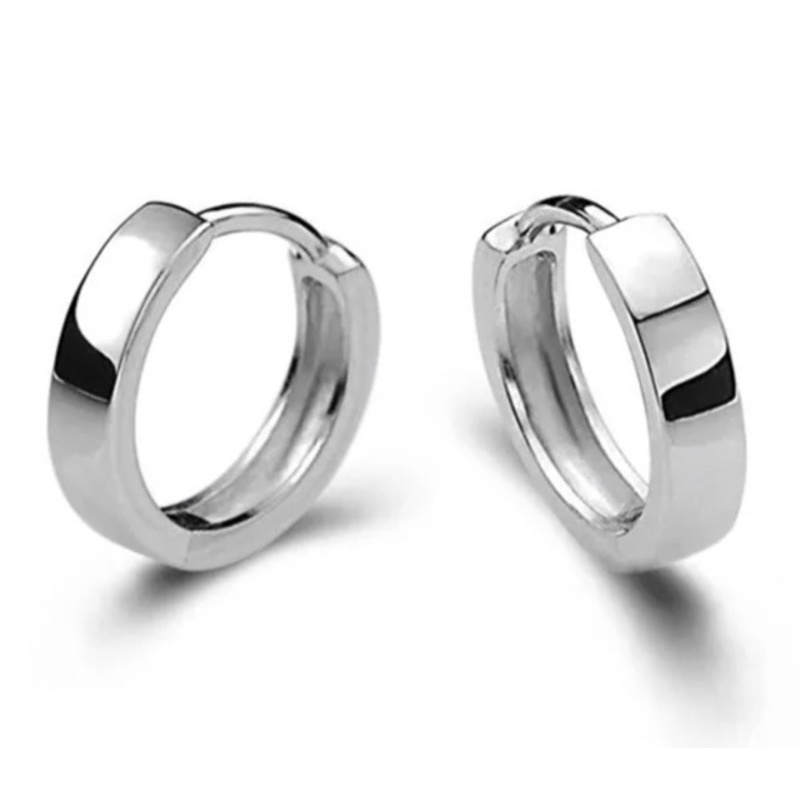 ANTING SYLVER RING STAINLESS anting silver stainless unisex cowok cewek