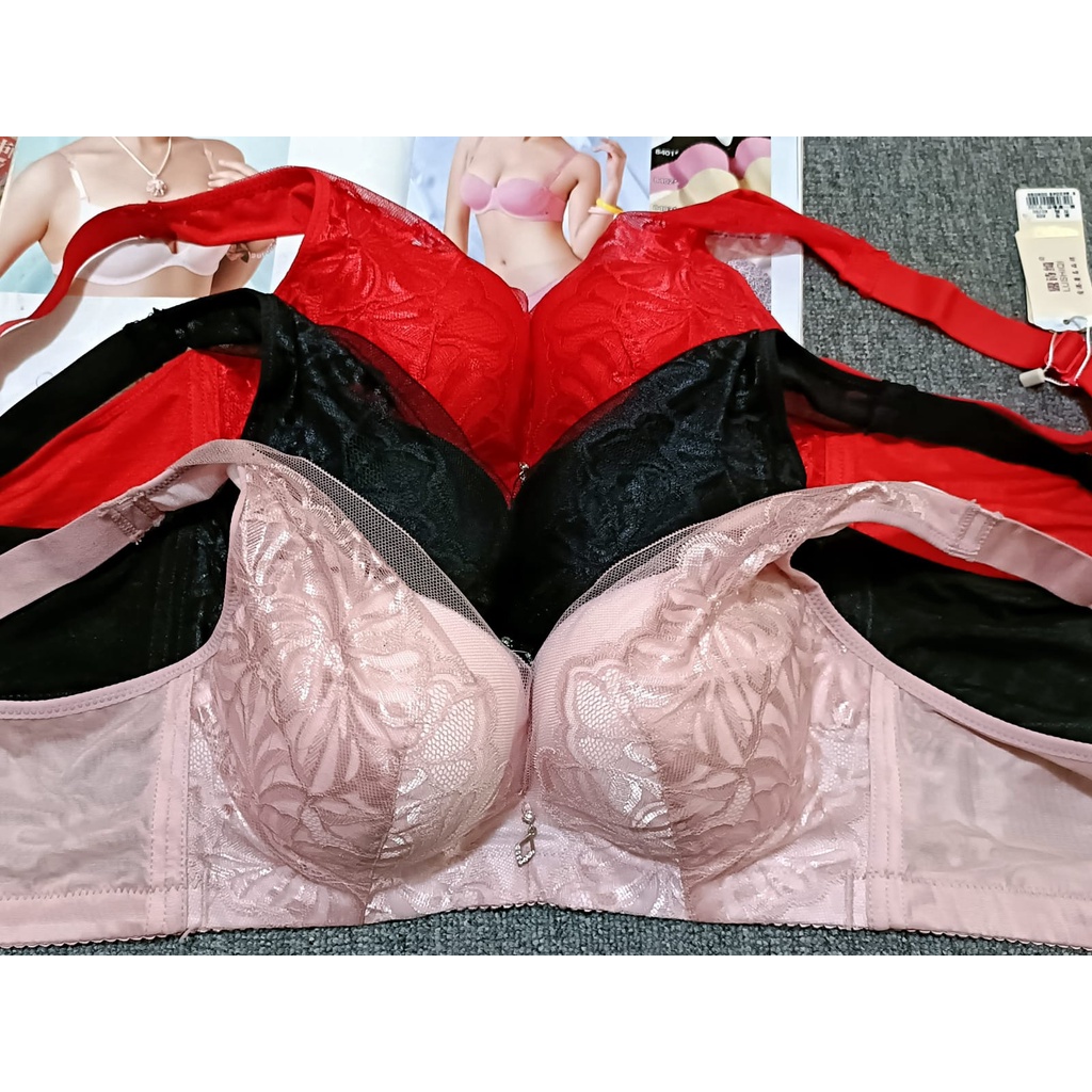 Bra / bh wanita BW-609 import bahan halus busa TEBAL ada kawat size : 34-40