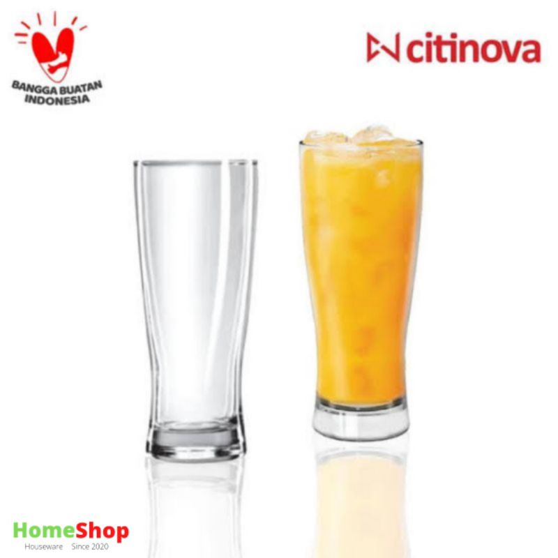 Jual Gelas Kaca Citinova Porto 380ml Gelas Cafe Gelas Juice Shopee Indonesia 0643