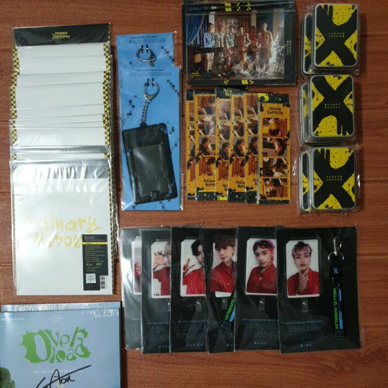 [Baca Deskripsi] Xdinary Heroes official merch: hello world happy death day overload