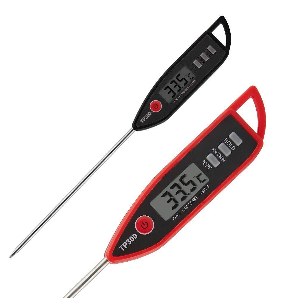 Top Digital Food Thermometer Portable Profesional Untuk Daging BBQ Makanan Minyak Dapur Pengukur Suhu