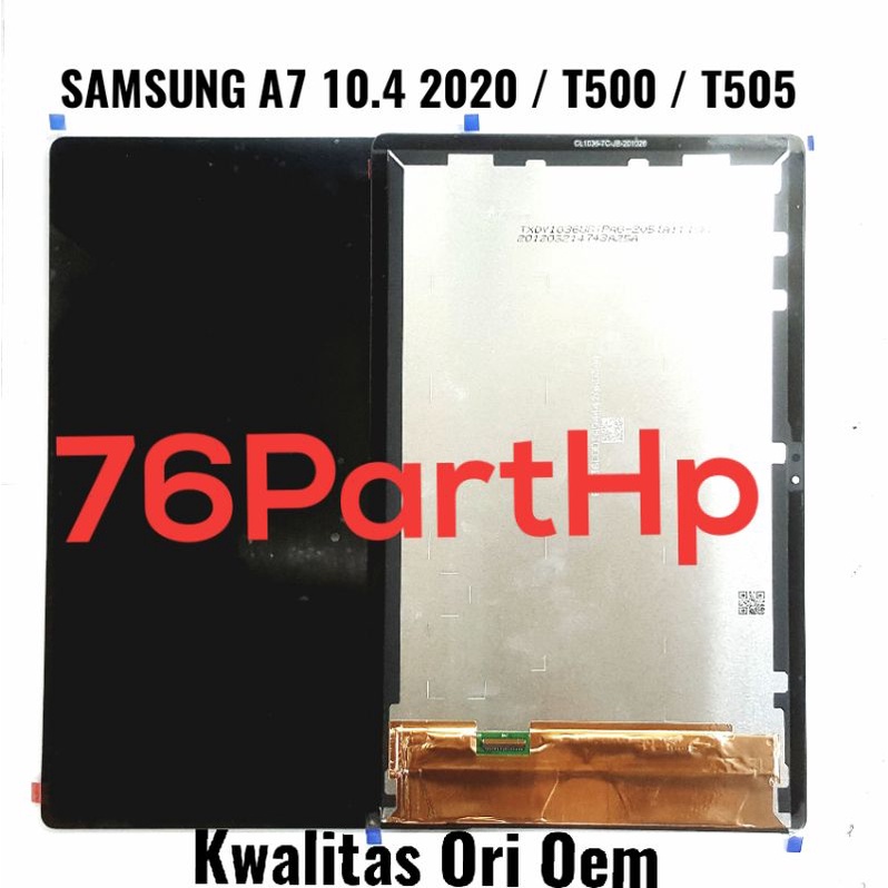 Ori Oem Lcd Touchscreen Fullset Tablet Samsung A7 10.4 2020 - T500 - T505