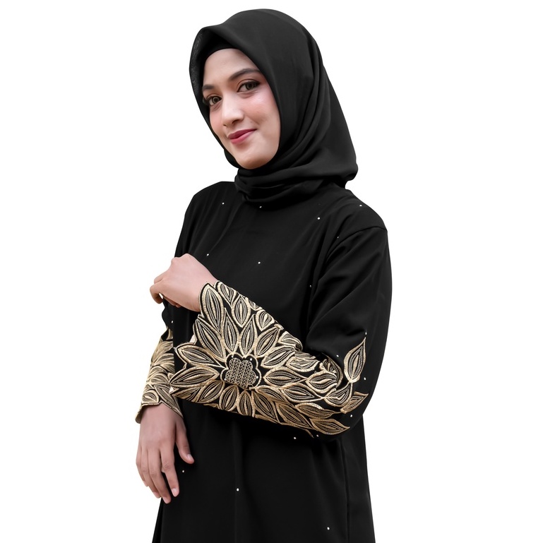 Salaf Boutique Of Abaya-Abaya Gamis Hitam Turkey Bahan Jetblack