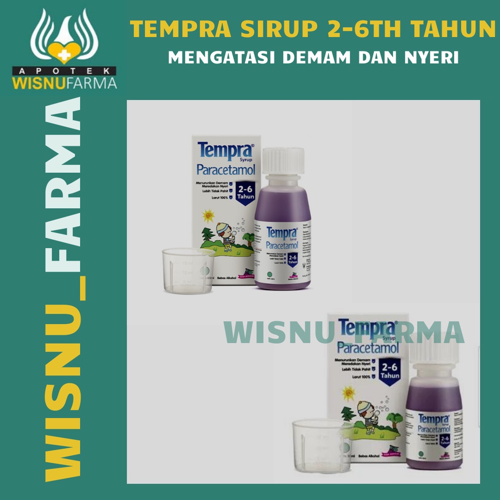 TEMPRA SIRUP 60ML untuk demam anak
