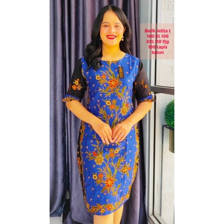 dress batik ulos premium by miss nauli