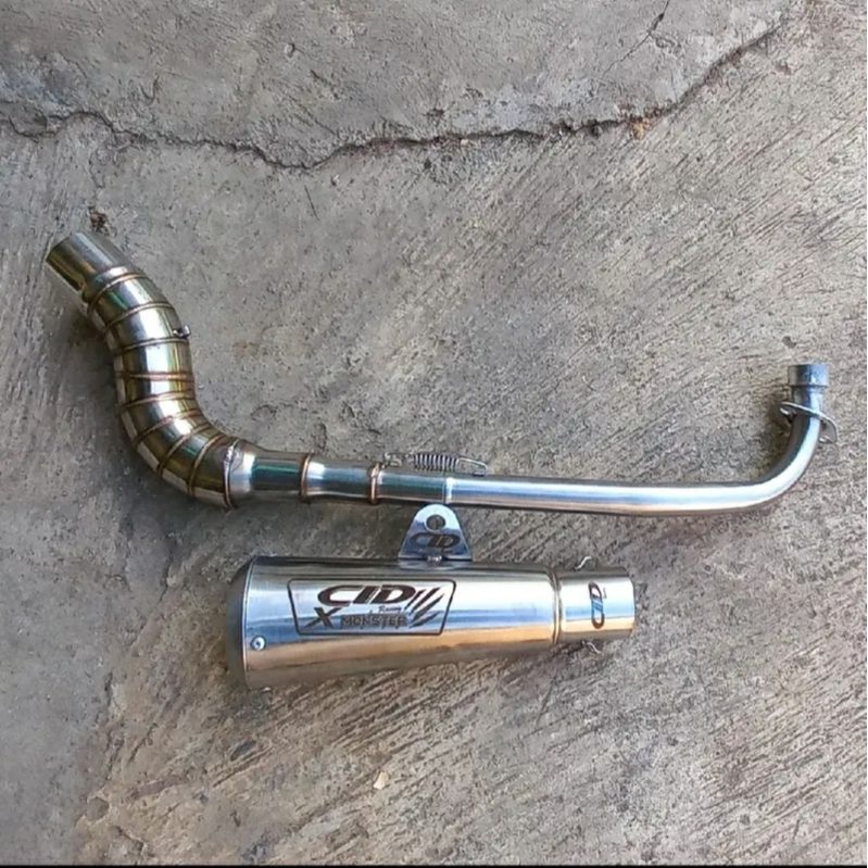 knalpot cld monster leheran bebek cobra pemasangan pnp suara mantap