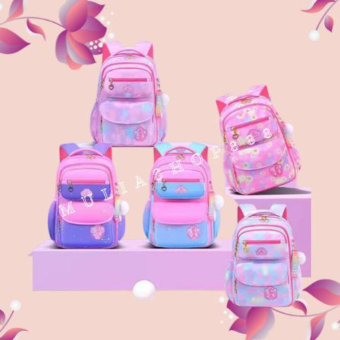 M001 Ransel Tas Anak Sekolah Perempuan Backpack Impor TAS SEKOLAH TAS