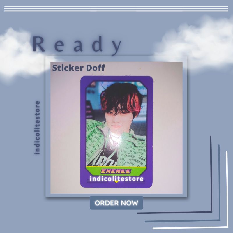 PHOTOCARD CHENLE GAME CARD STICKER DOFF GLITCH MODE