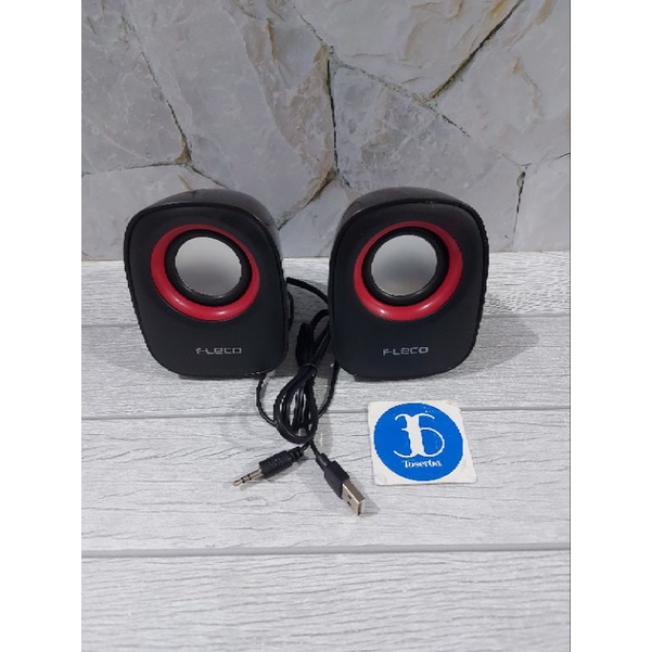 Speaker Komputer Multimedia Sterero Fleco F 006 ORIGINAL