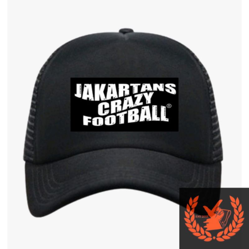 Jual Topi Trucker Jaring Persija Jakarta The Jakmania Jakartans Bisa Custom Desain Suka Suka