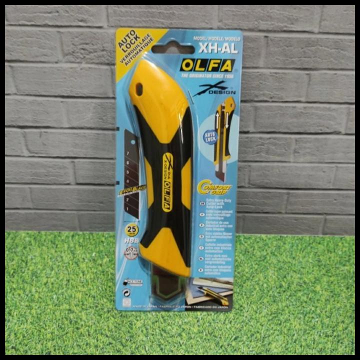 

Pisau Cutter 25Mm Xh-Al Olfa Auto Lock Snap-Off Blade Cutter