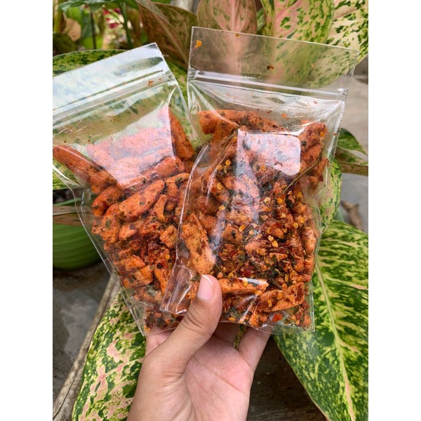 

Basreng pedas daun jeruk