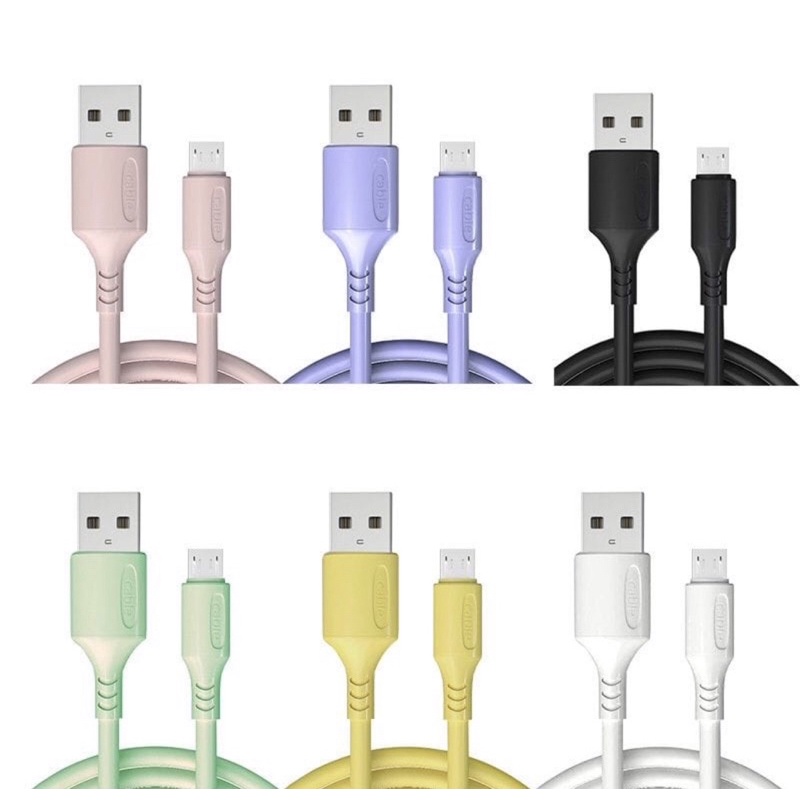 KABEL DATA MACARON MICRO USB SUPPORT FAST CHARGING