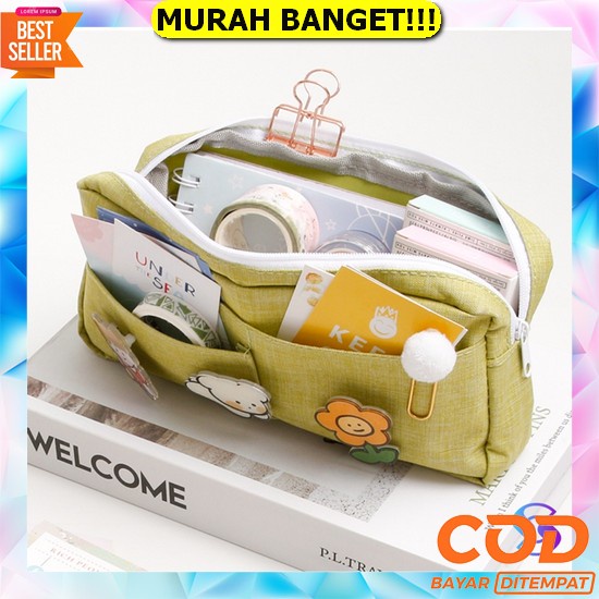 

Tempat Pensil Anak Premium Import/Pencil Case Kain Pouch Kartun Tas Pena Kapasitas Besar Ins Jepang Smp Wanita Bernilai Tinggi Siswa Kotak Alat Tulis In Trendi Gadis Tas Alat Tulis Niche 2022 Terbaru Tas Pena