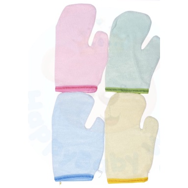 1 LUSIN Waslap Kotak Jari, Waslap Bayi / Washlap mandi bayi jari tipis
