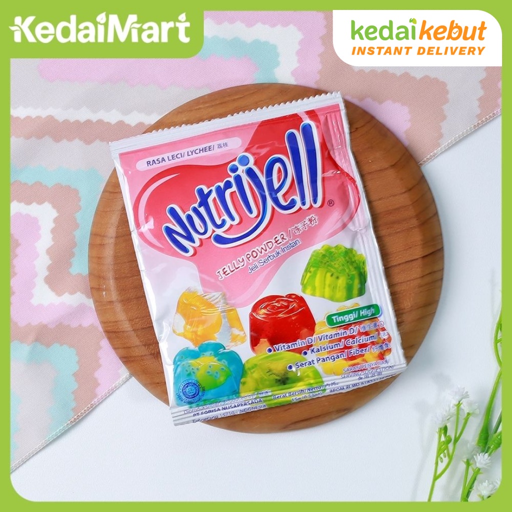 

Jelly Powder Nutrijell Rasa Leci 15 Gram