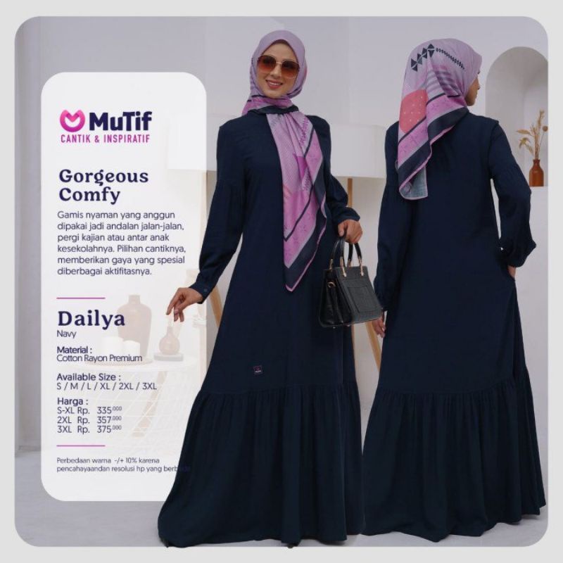 Baju Gamis merk mutif dailya