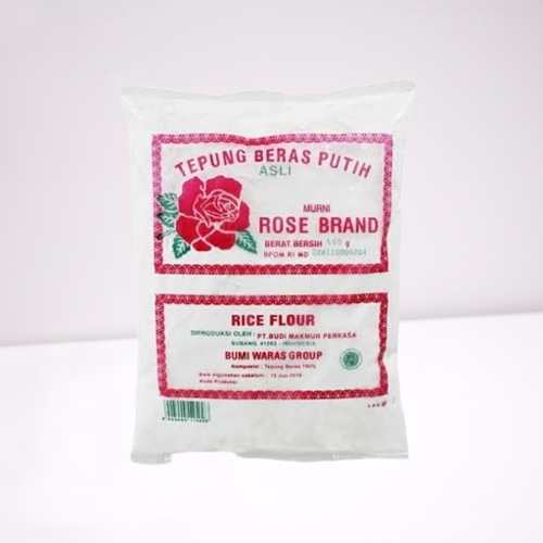 

(PER 500 GRAM ) ~ TEPUNG BERAS ROSE BRAND