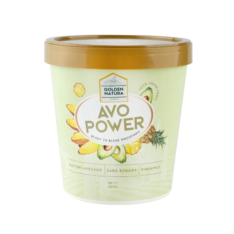 

Golden Natura Indonesia - Premium Ready-to-Blend Avo Power Smoothies | Smoothies Buah Beku