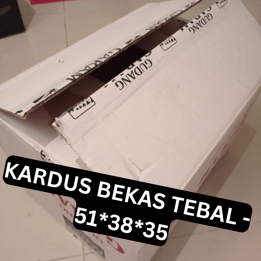 

kardus packing pindahan tebal - 51*38*35