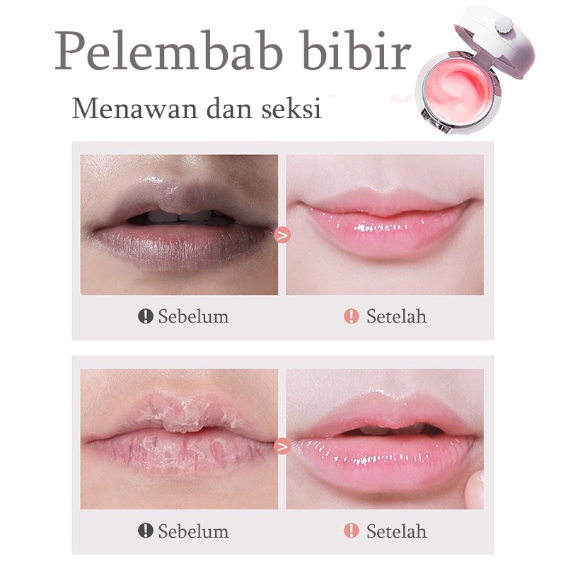 Perawatan bibir hitam dan kering Serum bibir untuk bibir hitam Lip balm Melembabkan masker bibir  Melembabkan dan melembabkan perawatan bibir pengelupasan kulit, mencerahkan garis bibir dan mencerahkan warna bibir Singkirkan bibir kering dan pecah